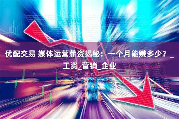 优配交易 媒体运营薪资揭秘：一个月能赚多少？_工资_营销_企业
