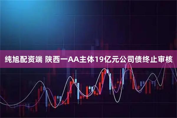 纯旭配资端 陕西一AA主体19亿元公司债终止审核